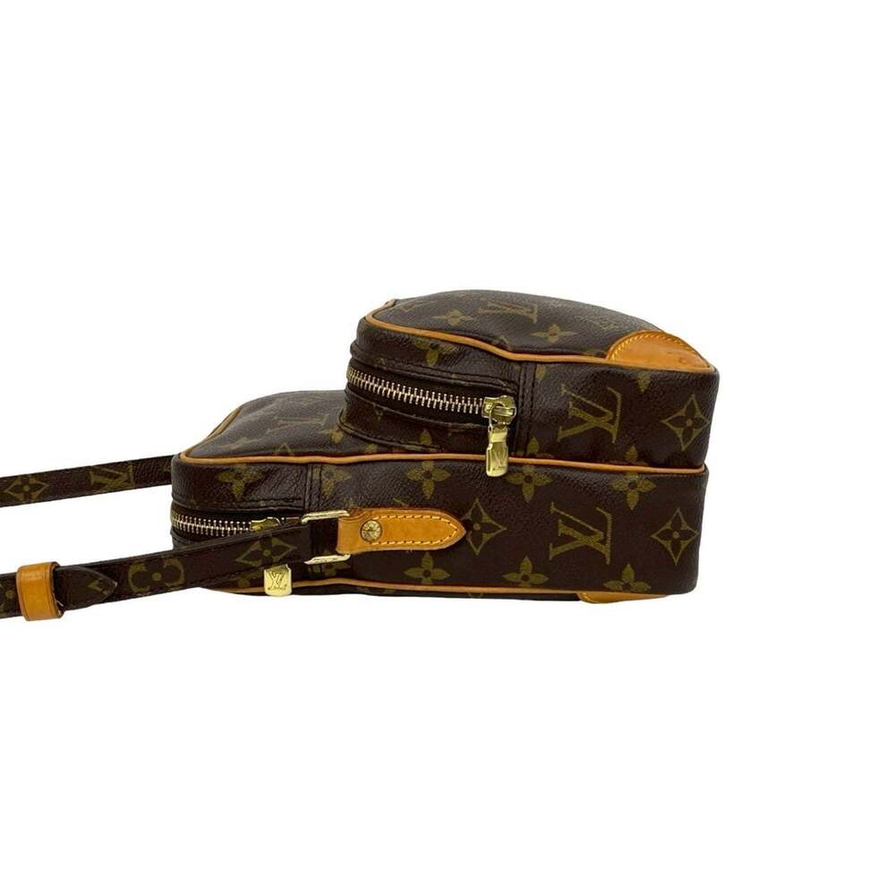 LOUIS VUITTON Brown Monogram Leather Pochette Shoulder Bag - Picture 5 of 10